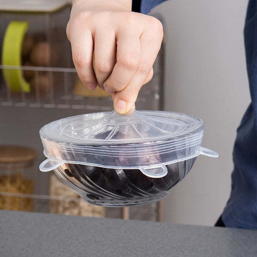 imageedit_0_3849673675 Silicone Food Covers – 6 Pc Reusable Stretch Lids | Tidy Table