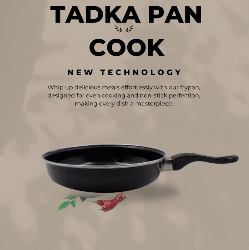 imageedit_0_4628185594 Tadka Fry Pan – 14" Hard Anodized Nonstick | FirePot