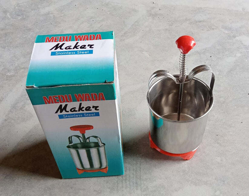 imageedit_0_6925088923 Medu Wada Maker – Stainless Steel Donut Dispenser | Cook Aura