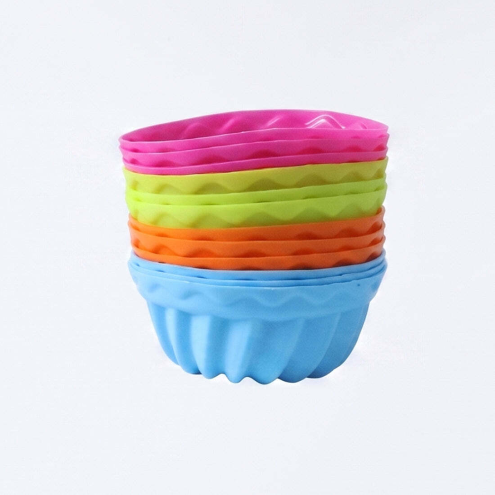imageedit_0_8054680851 Reusable Silicone Cupcake Mold Set – Non-Stick & Heat-Resistant
