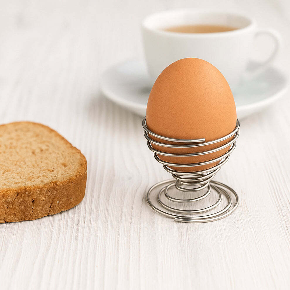 imageedit_0_9636674813 Stainless Steel Egg Cup Holder – Durable Spiral Spring Design