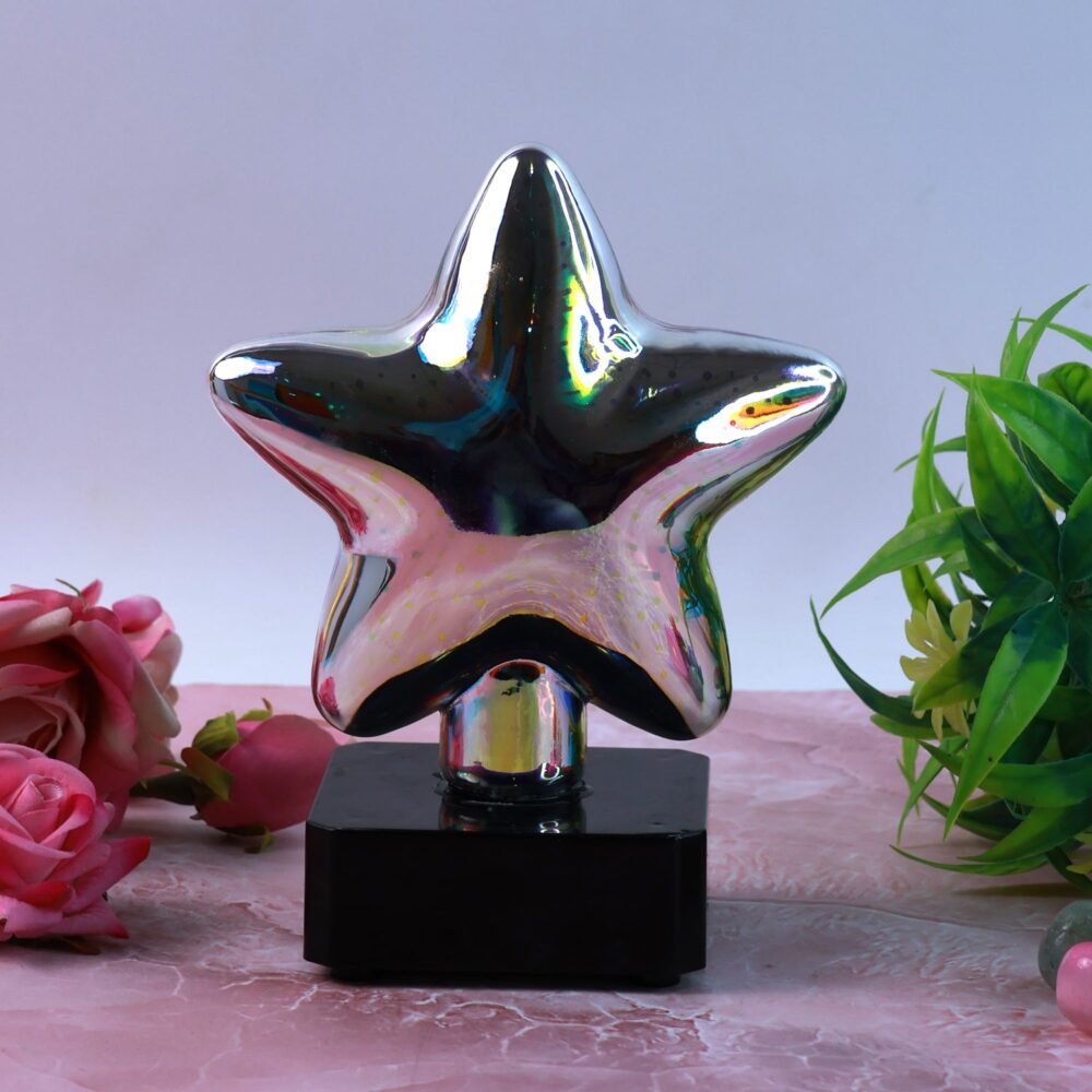 Star Shaped 3D Illusion LED Night Lamp – Multicolor Decorative Glow