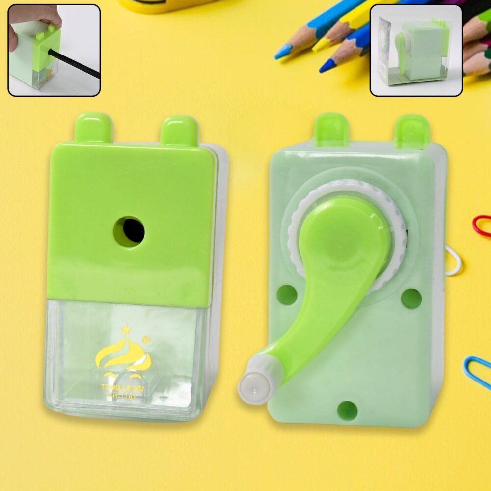 Manual Table Pencil Sharpener – Precise & Cute Design