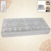 Decorative Multipurpose Silver Cash Box – Stylish 20x9cm Gift Case