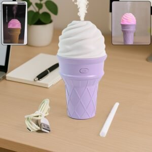 Ice Cream Cone Humidifier – Portable Cool Mist Air Freshener