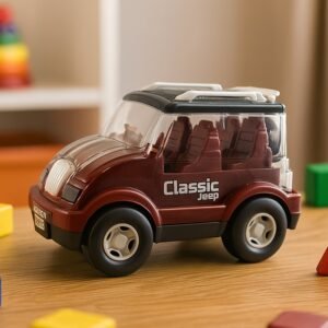 Friction-Powered Classic Jeep Toy Car – Smooth Indoor Ride