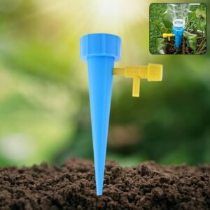 Plant Watering Spikes – Adjustable Blue Self-Watering Device