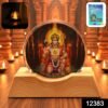 3D Hanuman Ji Acrylic LED Night Lamp – Warm Spiritual Glow