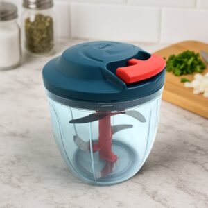 Hand-Powered Vegetable Chopper – 1000ML Capacity for Fast Prep