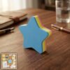Star-Shaped Sticky Notes – Reusable & Vibrant Reminders
