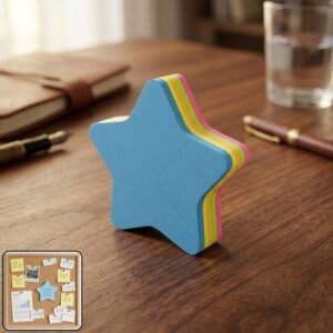 01_25c8e7e5-a3b1-4a73-9772-585a40c7e44f.jpg Star-Shaped Sticky Notes – Reusable & Vibrant Reminders