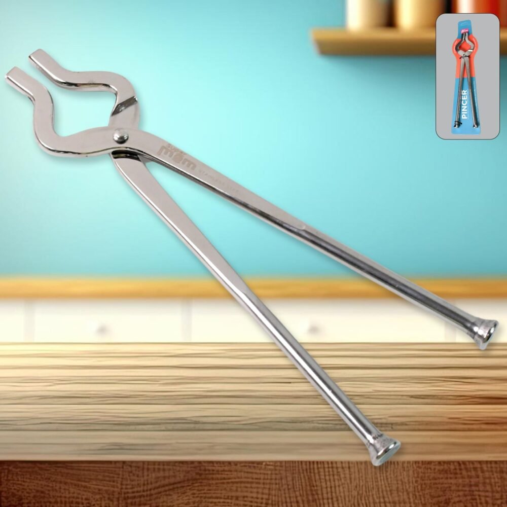 Stainless Steel Full Round Kitchen Pincer – Heavy Duty Grip