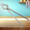 Stainless Steel Full Round Kitchen Pincer – Heavy Duty Grip