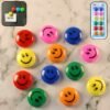Smiley Face Magnetic Buttons Set – Strong, Colorful 12 Pc Set