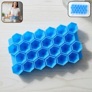 Flexible Silicone Diamond Ice Cube Tray – Easy Release & Reusable