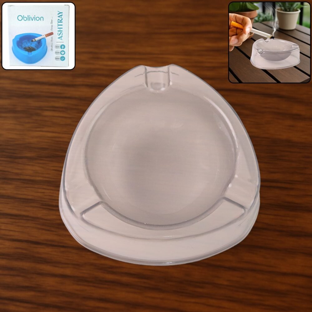 01_430a4432-c0c2-4a8b-8667-00af19ce62c6.jpg Transparent White Ashtray – Modern Triangular Cigarette Holder