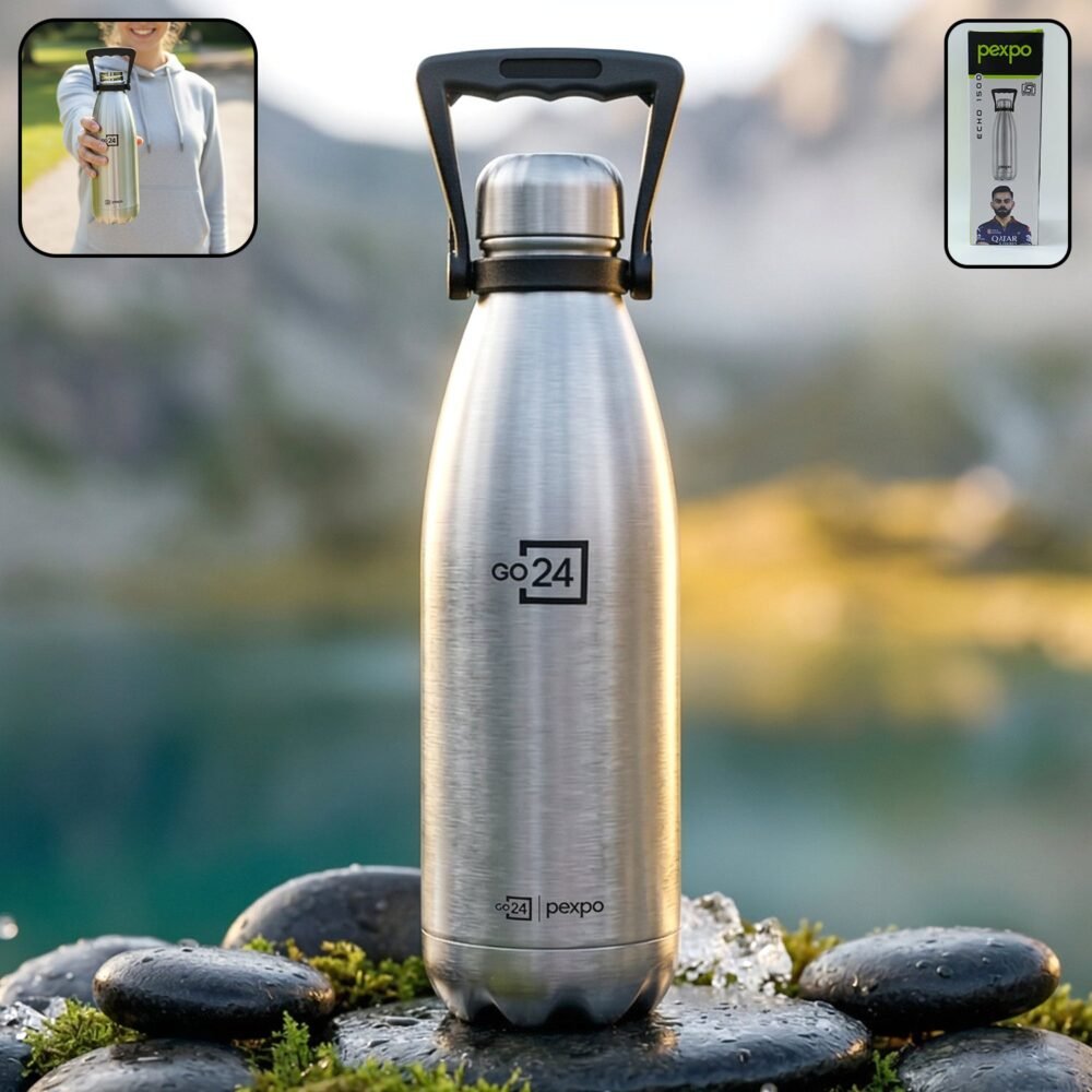 Vacuum Insulated Water Bottle – Keeps Drinks Hot & Cold for Hours