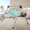01_45547343-036d-47b1-95c2-f8a5241ea67a.jpg Baby Cradle Ghodiyu – Portable Stainless Steel Folding Swing Stand