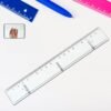 01_46c1283c-7bfd-4b19-b0ca-1a0c93f98ed3.jpg 20 cm Transparent Plastic Ruler – Dual Scale for Precise Measurement