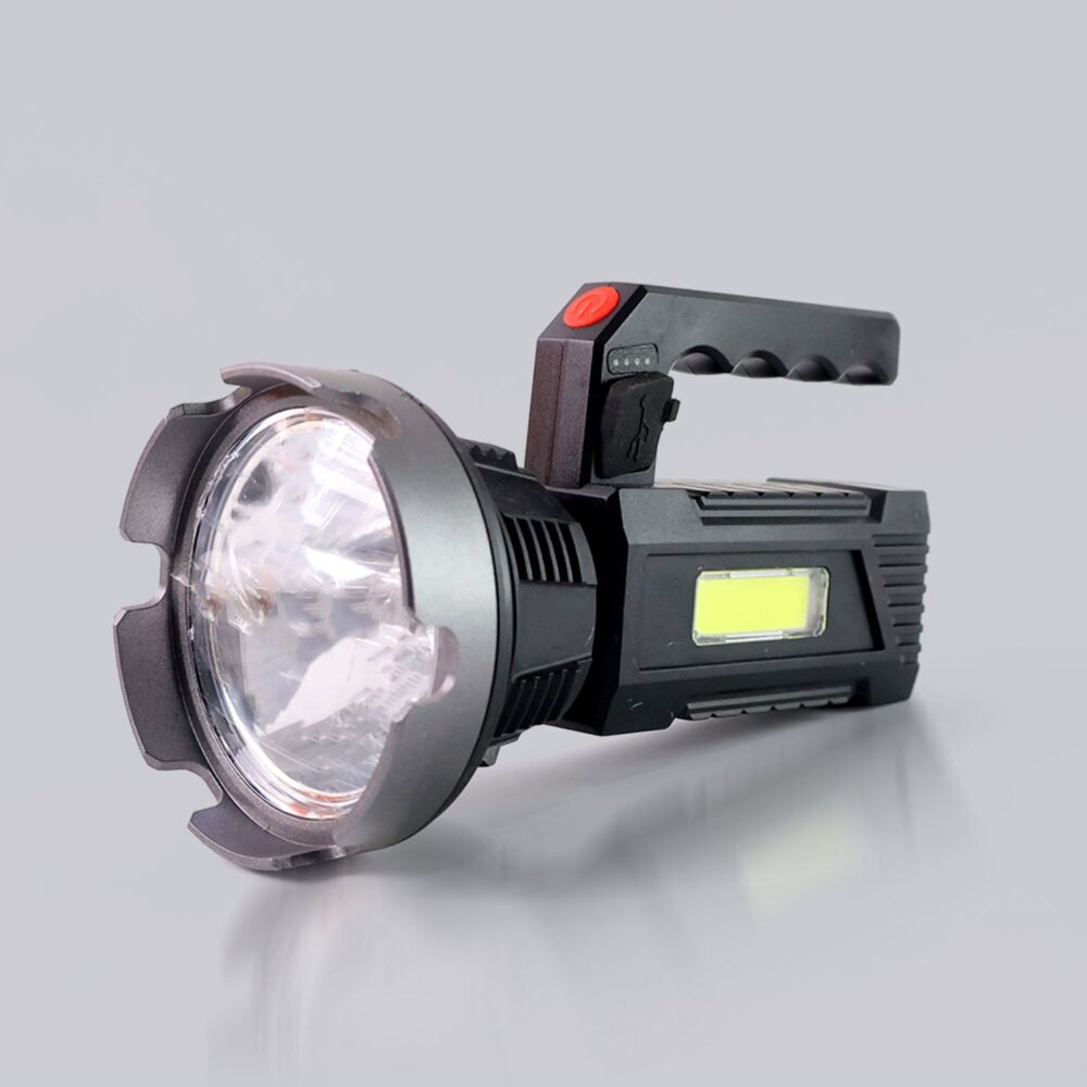 Rechargeable USB LED Hand Torch – Dual Light & Durable
