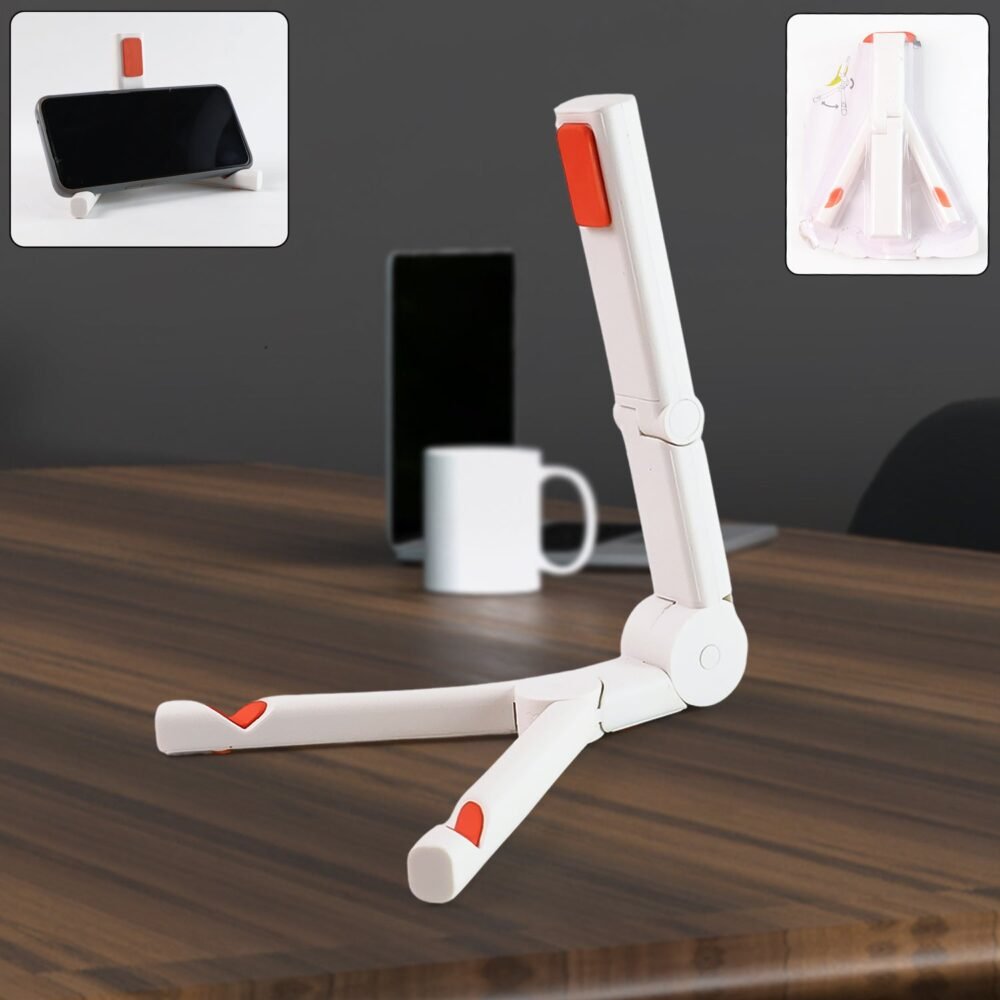 Foldable Mobile Phone Stand – Adjustable Lightweight & Portable