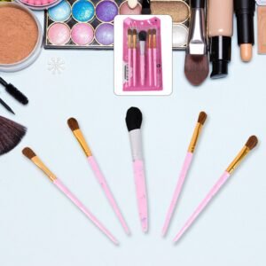 01_614a4a79-5463-4925-9e95-1c9461a71070.jpg Makeup Brush Kit – 5pc Professional Set for Flawless Makeup | BeautyBare