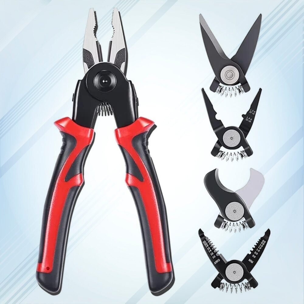 Wire Stripper Pliers Set – 5-in-1 Soft Grip Multi-Tool