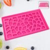 Plastic Kitchen Tray – Durable Modern Hollow Design 40x25 cm