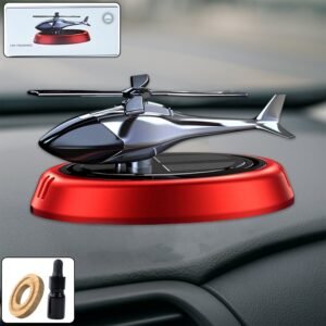 Solar Helicopter Car Air Freshener – Eco-Friendly Rotating Diffuser