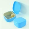 Multi-Purpose Storage Box with Lid & Drain Tray – Compact Organizer