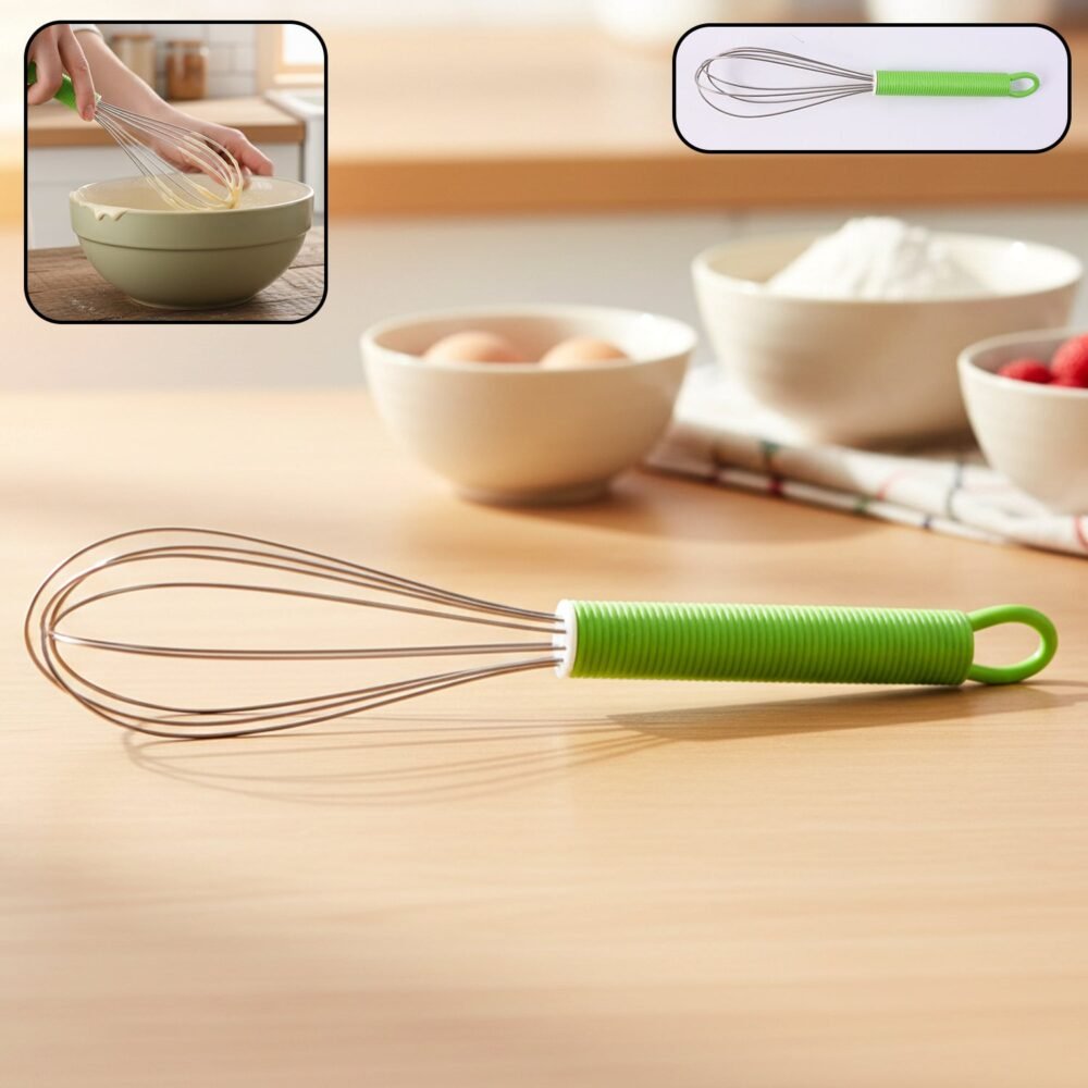 Kitchen Whisk – Multipurpose Handheld 16 cm for Smooth Mixing