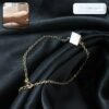 Adjustable Chain Bracelet with Square Stone Charm – Elegant Style