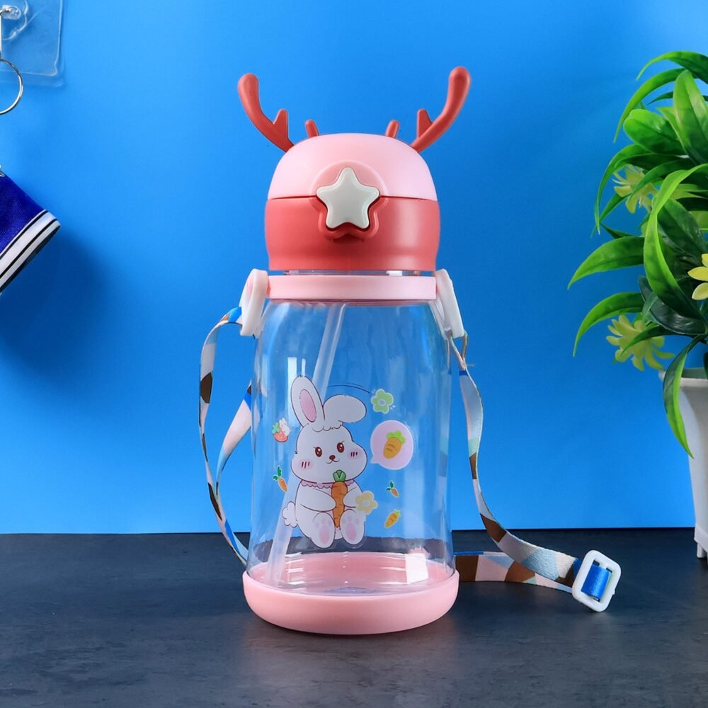 01_8666e7b6-7c33-496b-869c-e79c4812d2b5.jpg Kids Cartoon Water Bottle – Leakproof 450ml with Straw & Strap