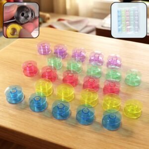 01_8cf04265-78df-4a1e-8716-44cdab3a205e.jpg Sewing Machine Bobbin Set – 25 Piece Doris Roller Collection