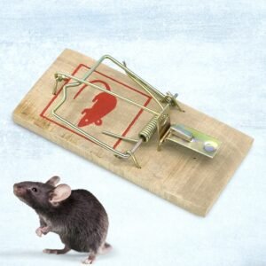 01_928b93b0-9fe5-4717-8758-a4684999bf66.jpg Wooden Mouse Trap – Durable, Reusable Pest Control Snap Trigger