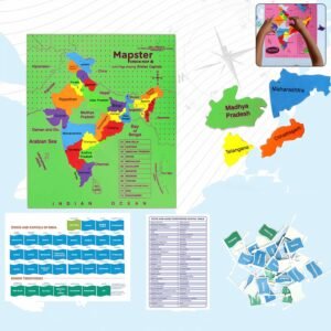 India Map Puzzle – Educational EVA Foam Game for Kids