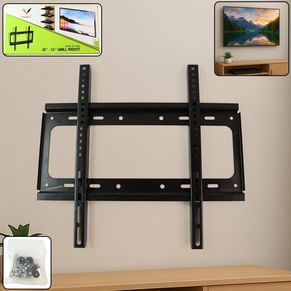 01_999fa15e-75a3-48ce-a25d-7d7f5651839d.jpg TV Wall Mount Bracket – Heavy Duty Adjustable Metal for 26-55 Inch