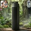 Stainless Steel Sports Water Bottle – 900ml, Leakproof & Durable