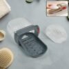 Soap Box Holder – Dust-Proof Lid & Detachable Drain Tray