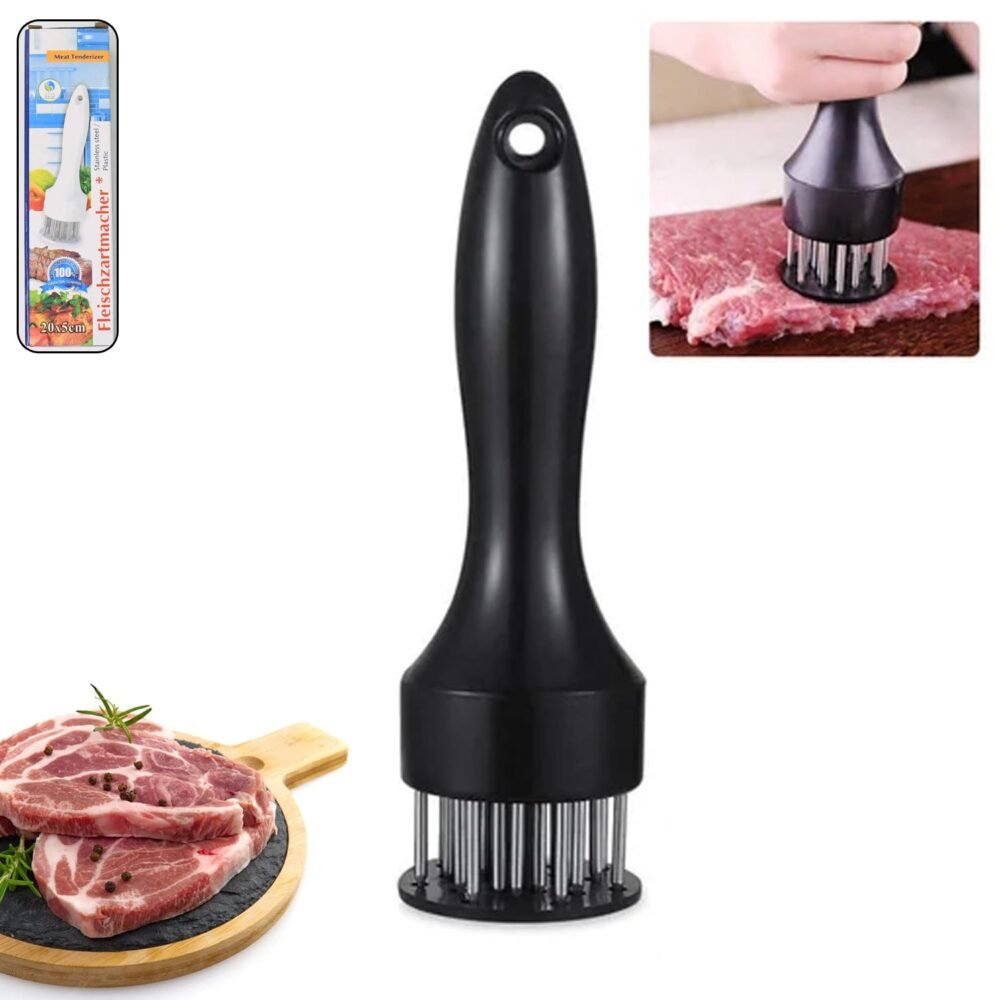 01_9de113c5-b061-4ff8-b9b8-50b48b425884.jpg Meat Tenderizer Tool ñ Stainless Steel Needle for Juicier Meats | ToolMate Pro