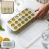 Round Ball Ice Cube Tray with Lid – Creates Elegant Ice Spheres