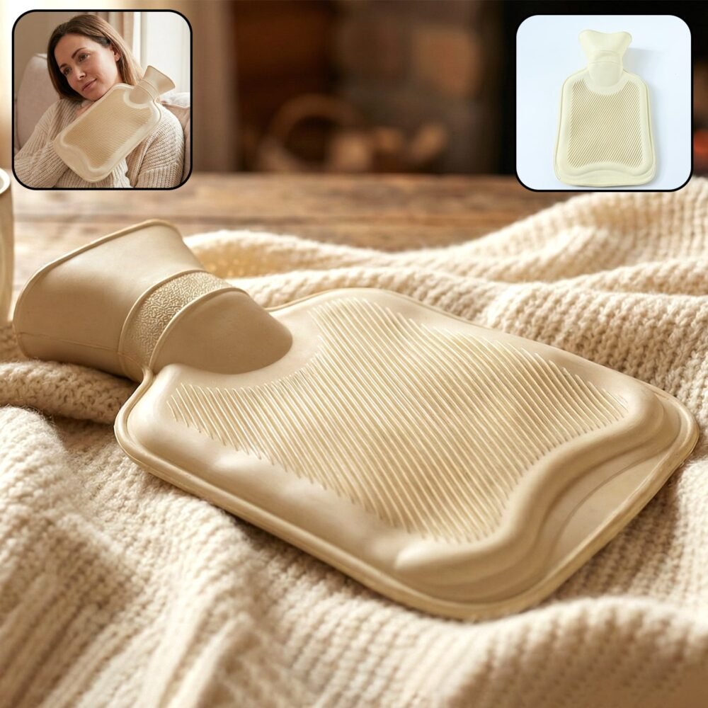 Reusable Hot Water Bag – Flexible Pain Relief & Warm Compress