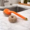 Heavy Duty Cleaning Scrubber Set – Long Handle for Tough Stains