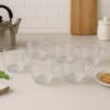 Transparent Plastic Tea Cups Set of 6 – Unbreakable & Lightweight