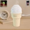 Ice Cream Cone Humidifier – Portable Air Freshener with LED