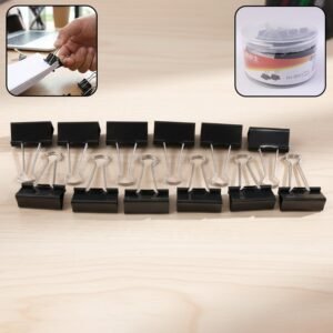 01_aca44438-fa00-4c43-ba41-5125d68ccbf4.jpg 51 mm Large Binder Clips – Strong Secure Paper Holders (12 Pc Set)