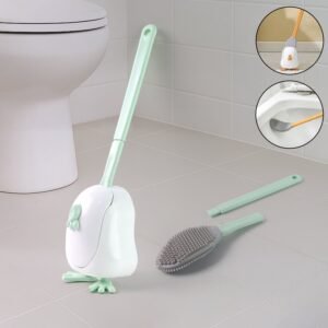 Silicone Toilet Brush Set – Flexible, Quick-Dry & Hygienic
