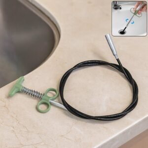 Spring Drain Cleaning Tool – Flexible 157 cm with Ergonomic Grip