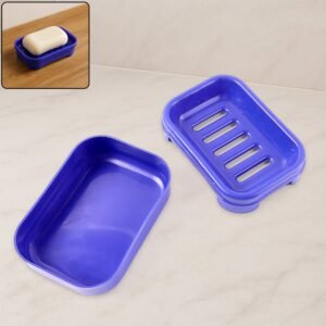 01_b0f48eb7-34aa-4d90-971f-6e67ff5bdc24.jpg Blue Plastic Soap Case – Leakproof Travel-Friendly Soap Holder