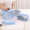 Waterproof Transparent Travel Toiletry Bag Set – 3 Sizes for Easy Organization